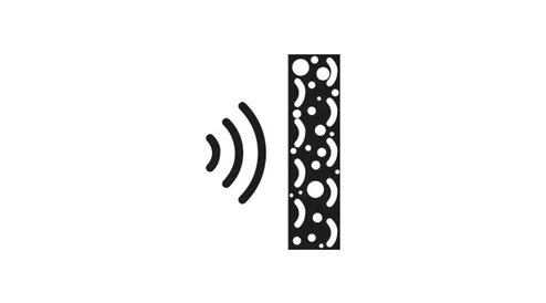 Akustik Leuchte Grafik Diffusion