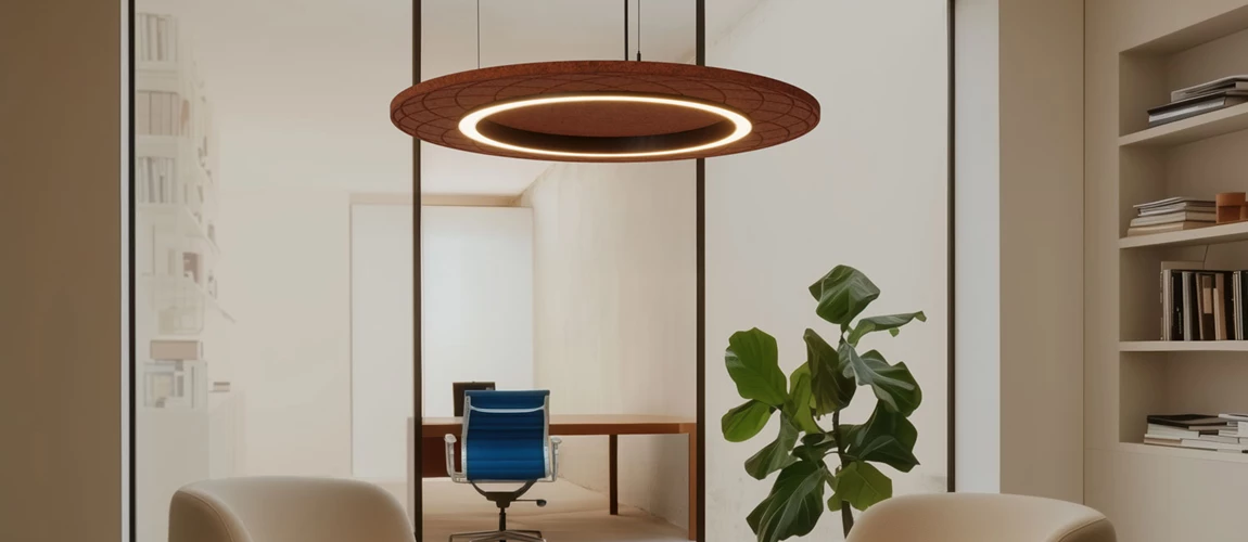 Akustik Leuchten Lounge Office Buero Besprechung